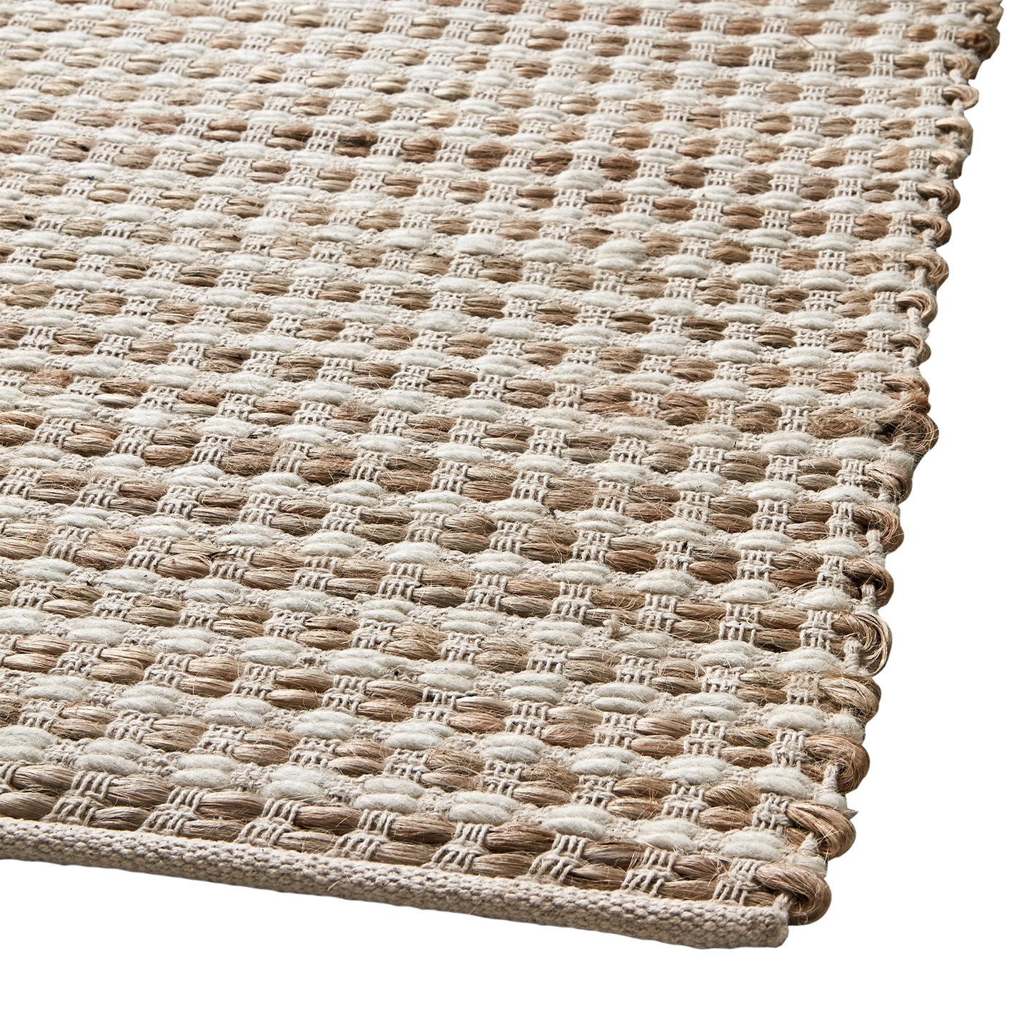 VENDELA Matta XL, Beige/elfenben