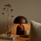 FUNGI Bordslampa S, Brun